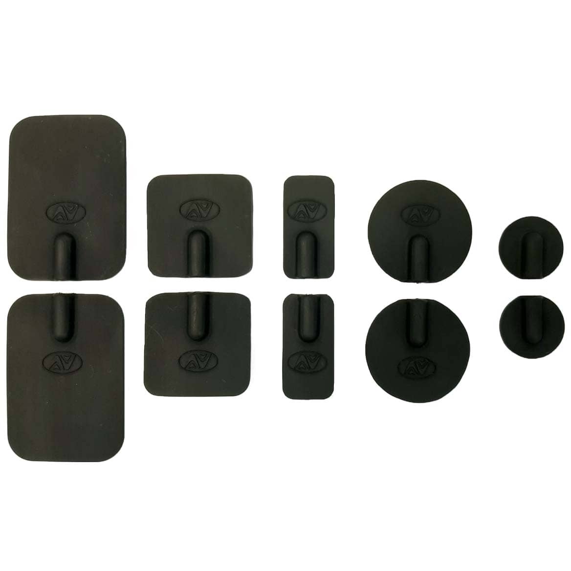 Reusable Rubber Electrotherapy Electrode Set