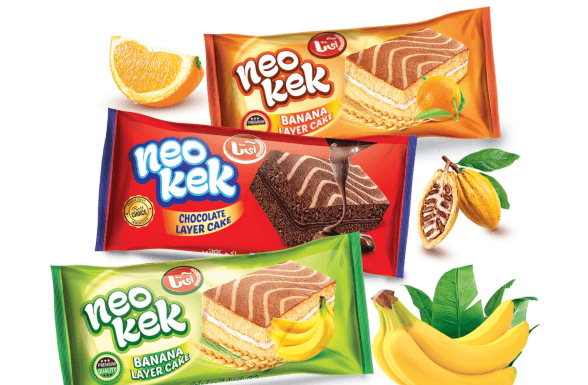 Neo Kek Layer Cake Assorted Flavors (Orange / Banana / Chocolate)