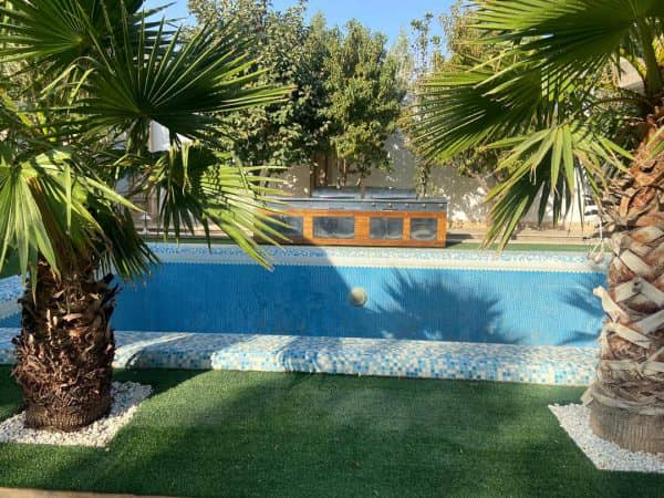 Tehran Kitchen 370 cm Gas & Charcoal BBQ Island Stainless Steel & Thermowood