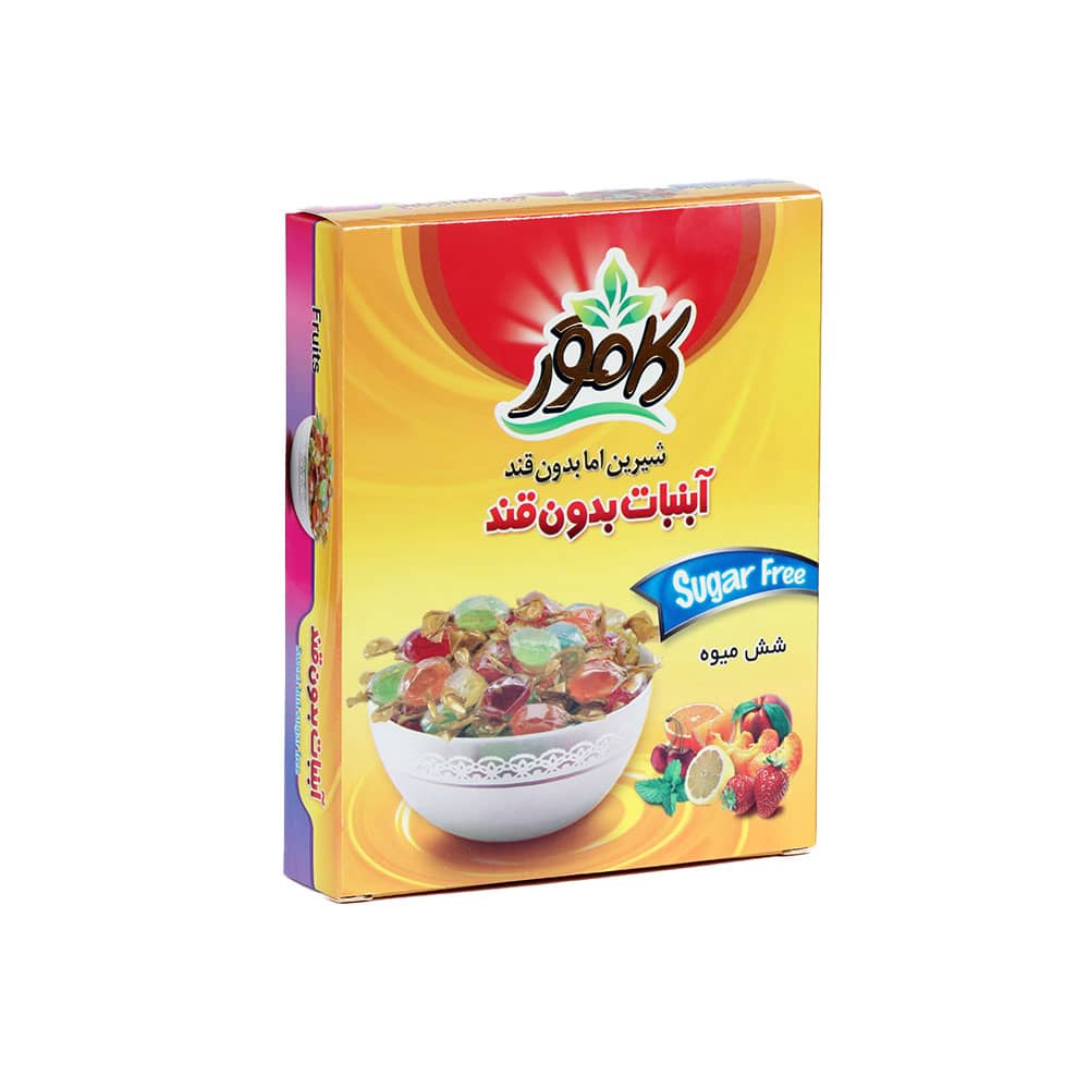 Kamvar Sugar-Free & Diet Peach Hard Candy - 130g
