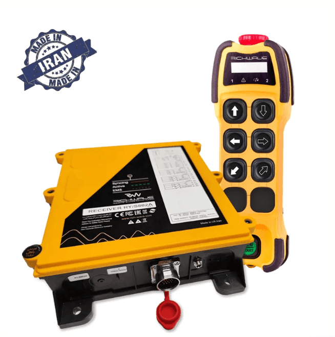 RichWave TE-RX/S601A 6-Button Single-Speed Overhead Crane Remote Control