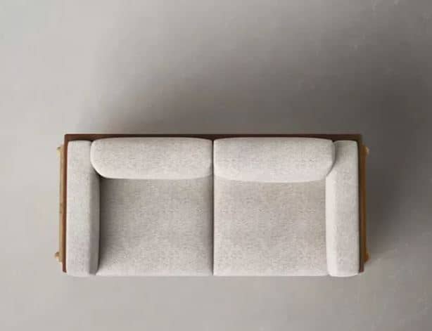 Zed Design Modern Solid Walnut Wood Lounge Chair with Custom Fabric or Leather Upholstery