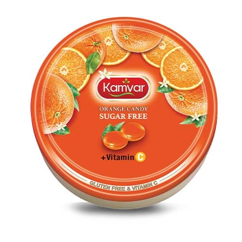 Sugar-Free Strawberry Candy with Vitamin C (Kamvar Brand)