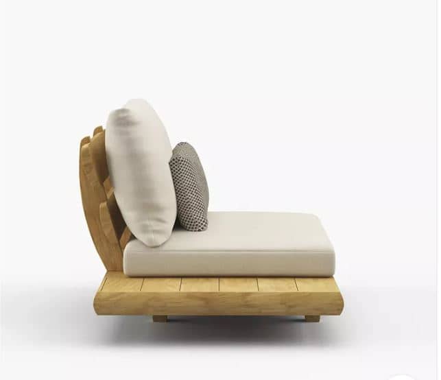 Zed Design Tina Modern L-Shaped Sectional Sofa Set with Solid Natural Wood Frame & High-Density Foam