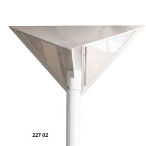 Outdoor Area Lighting Pole Volcan Style Luminaire