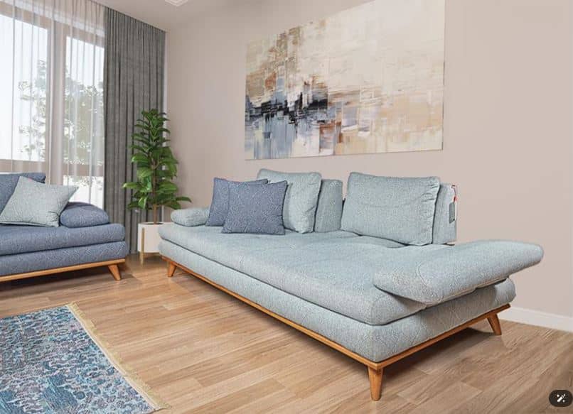 MASINA Adjustable Sectional Sofa ,Plywood Frame & High-Resilience Polyurethane Foam