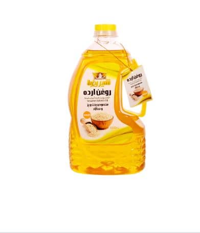 Shirreza Premium Natural Sesame Seed Oil Extracted from Tahini 1800ml