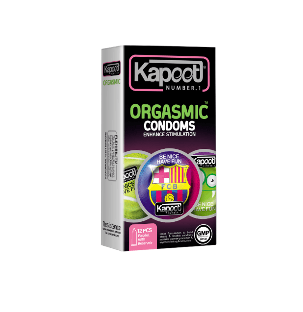 12-pack orgasmic condoms