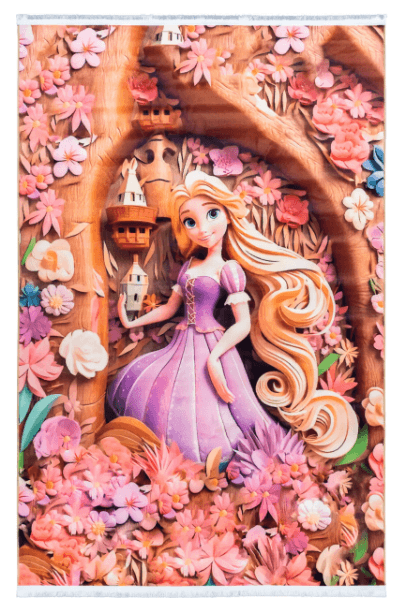 Polyester-Polyogen Rug, Kids Collection,Nescafe 25KD0010