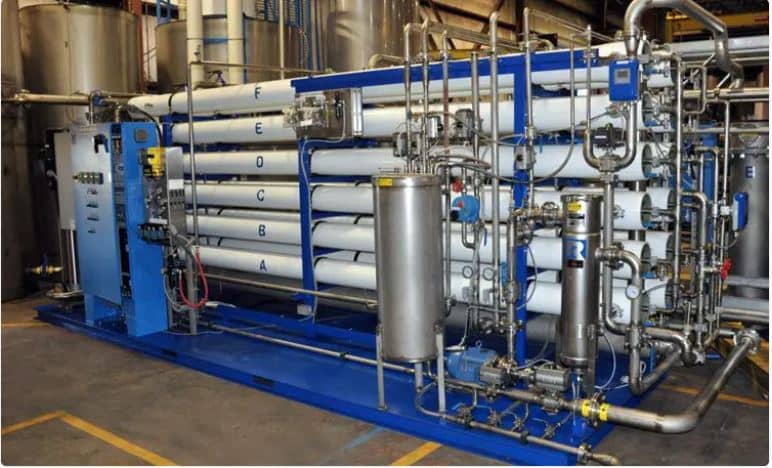 Water treatment by NF Nano filtration method