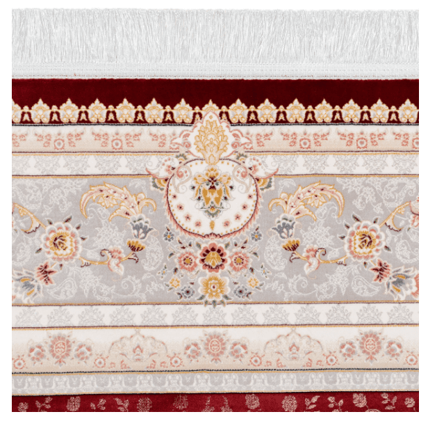 Pile Material Acrylic Rug, Classic Collection-Red 10ES0000