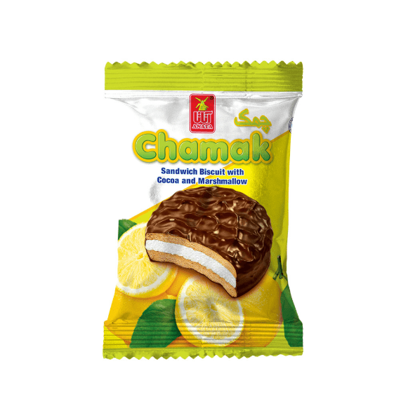 Chamak Chocolate Coated Cream Biscuits Strawberry, Coffee, Hazelnut, Lemon