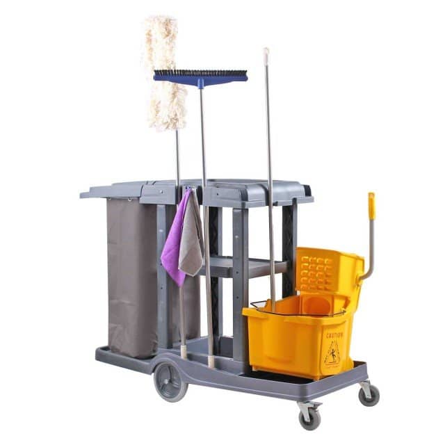 Complete Janitorial Cleaning Trolley Model A880