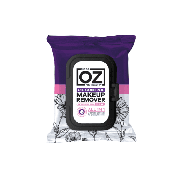 Makeup Remover Wet Wipes for Oily Skin (Lid Pack) 50 Sheets
