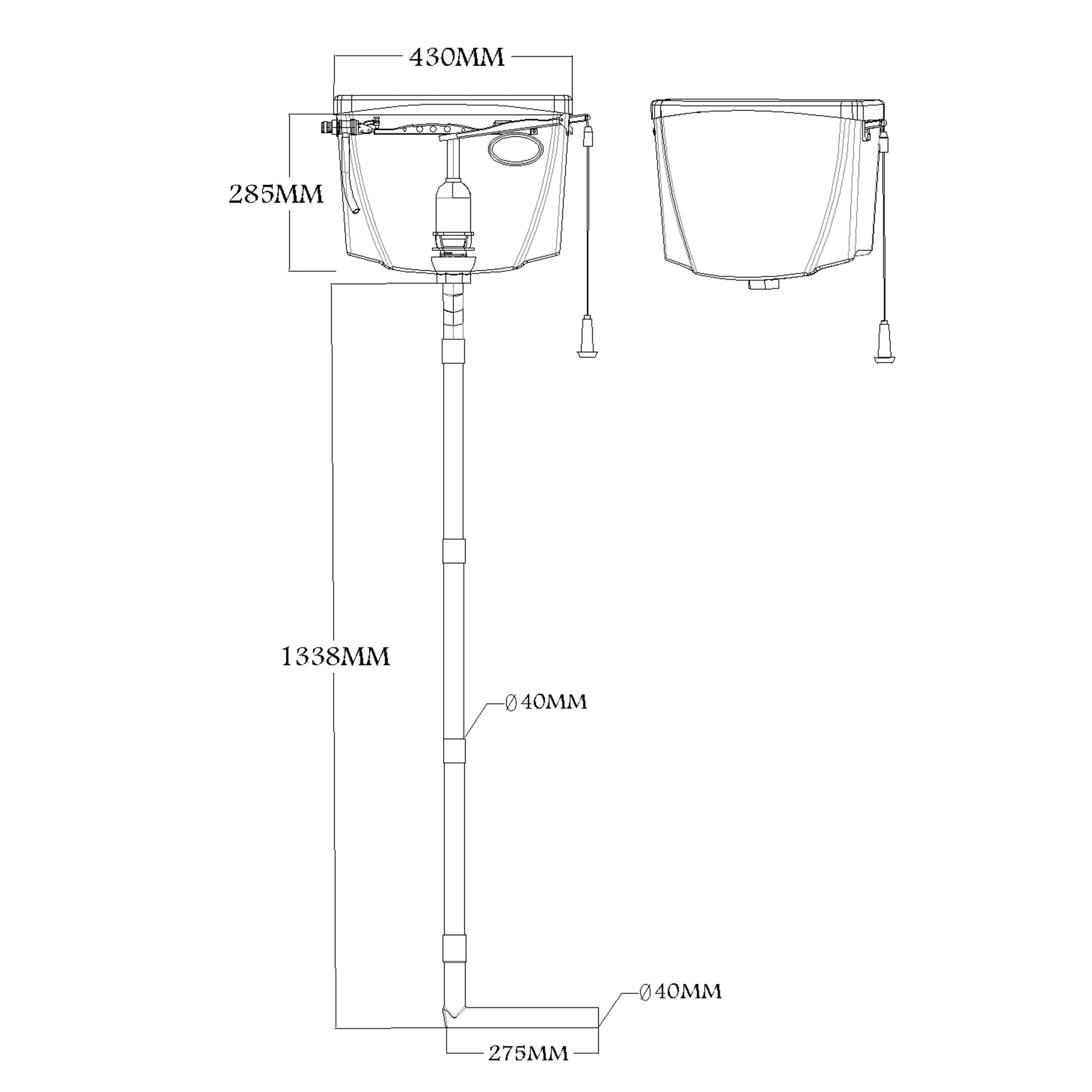 Flush tank