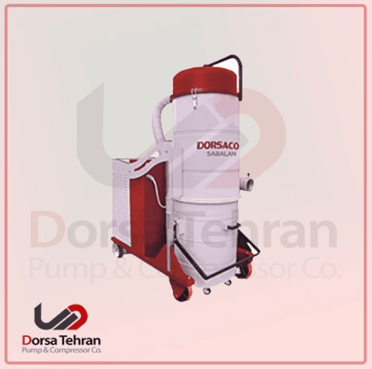 Pneumatic Industrial Vacuum Cleaner SABALAN Model (Air Powered, Venturi Type)