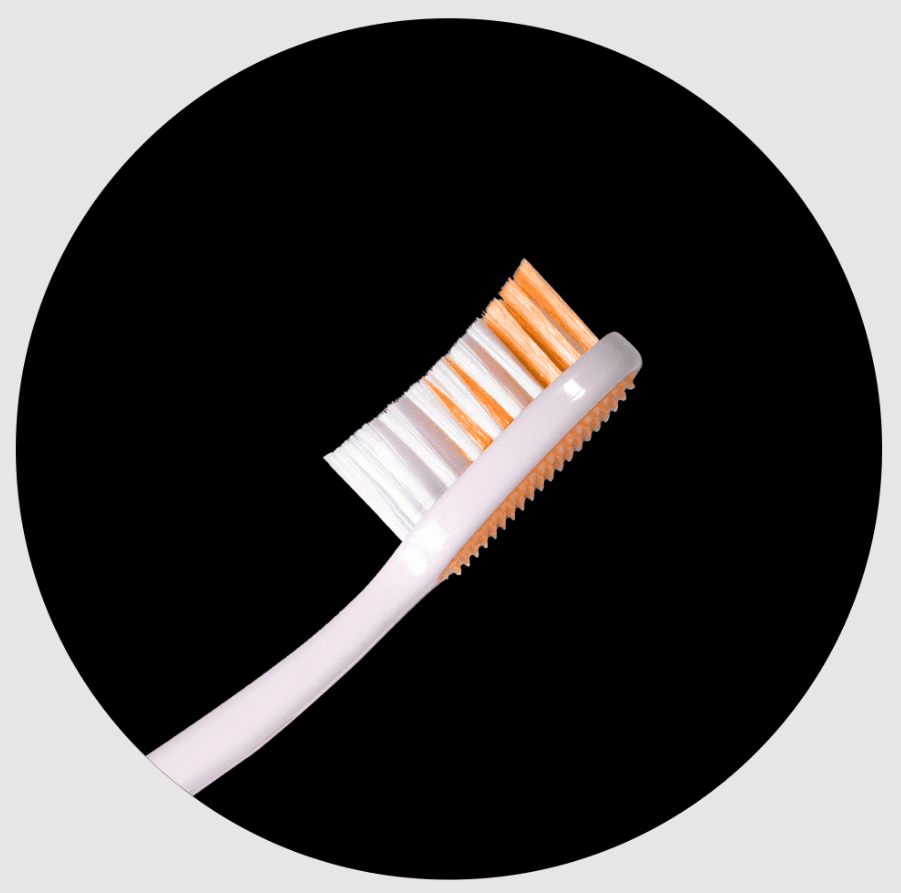 HiDent advantage soft- medium-hard toothbrush with cap