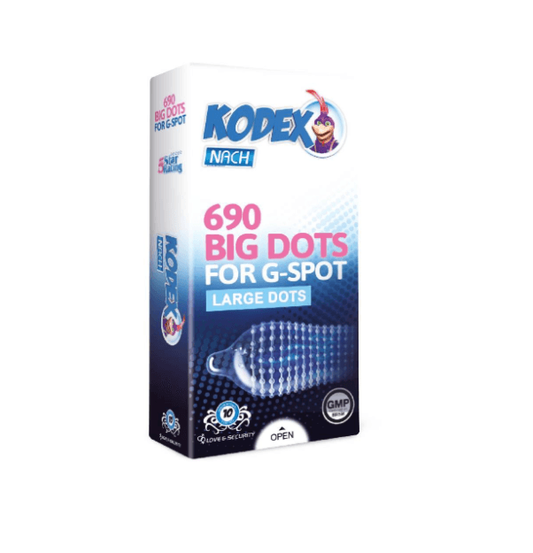 Kodex Big Dots Condoms 690 Raised Dots