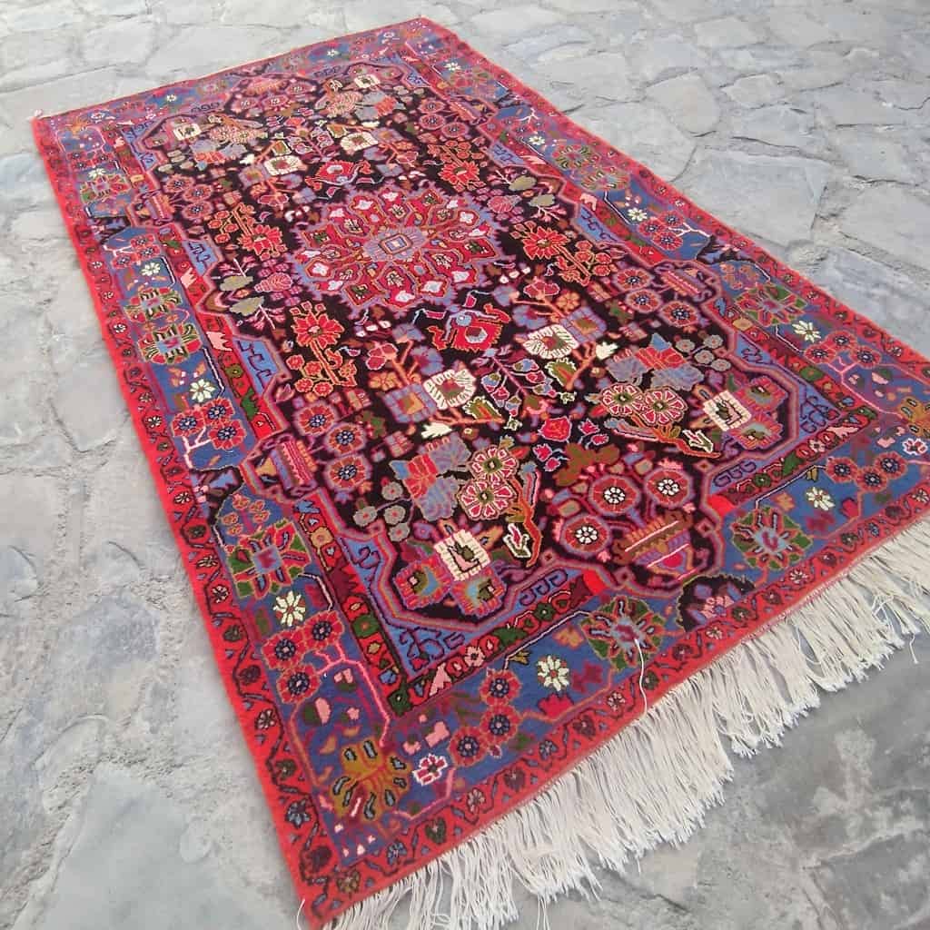 Handmade Persian Floral Runner Carpet