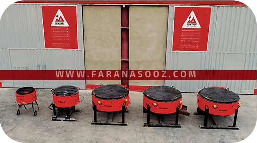 Paddle mixer for advanced insulating and refractory concretes