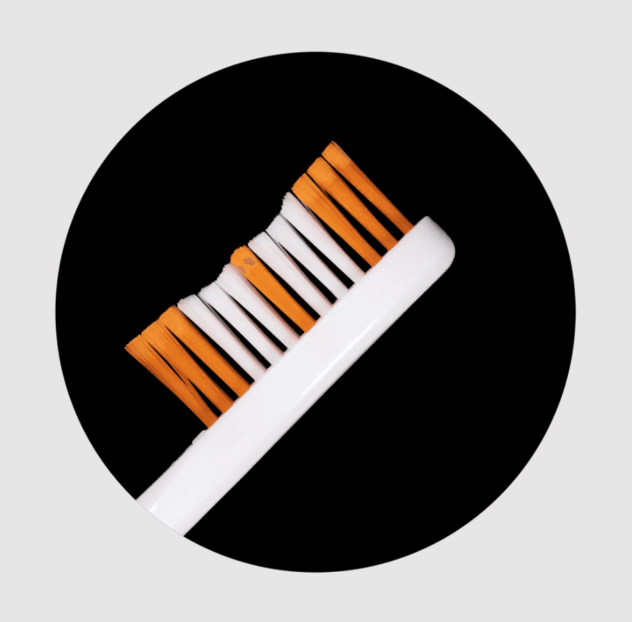 HiDent effective soft-medium-hard toothbrush with cap