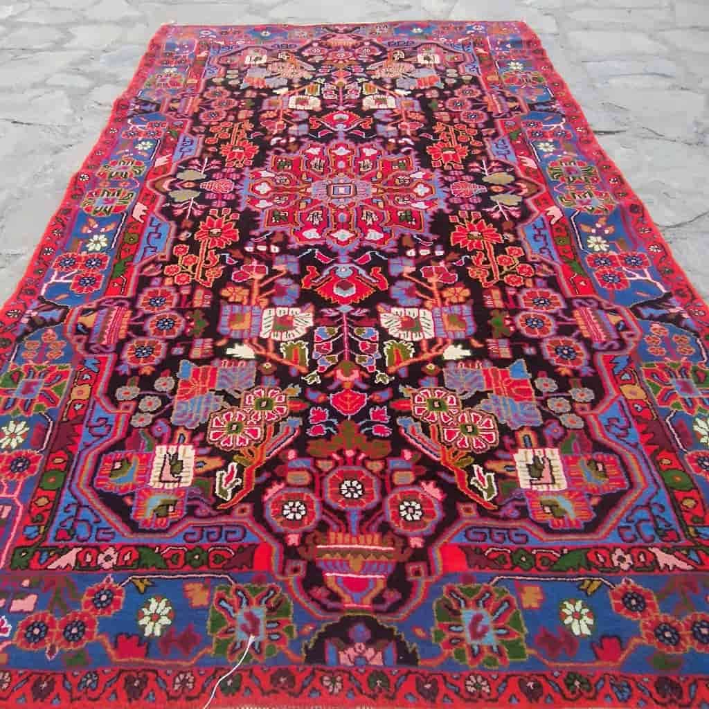 Handmade Persian Floral Runner Carpet