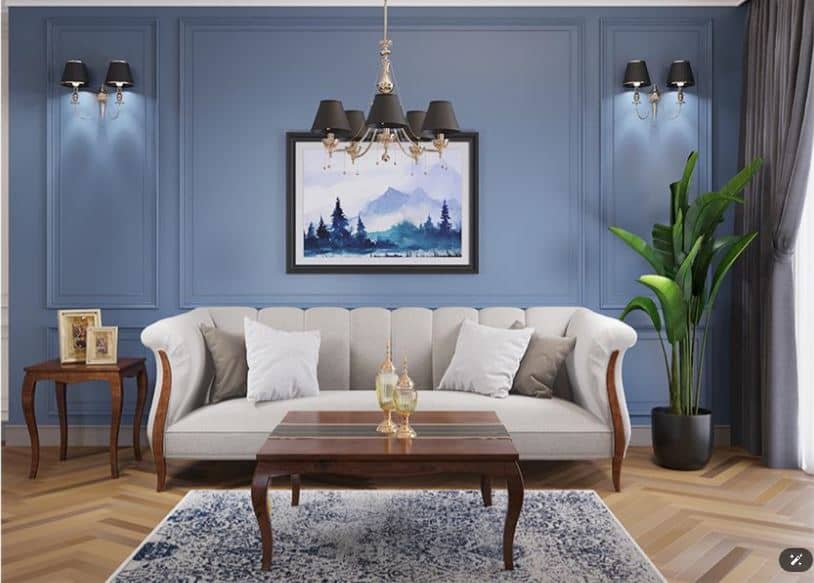 ANDERSA Luxury Sofa , Solid Beech & Birch Wood Frame with Molded Polyurethane Foam