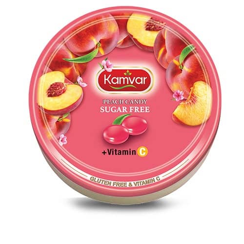 Sugar-Free Strawberry Candy with Vitamin C (Kamvar Brand)