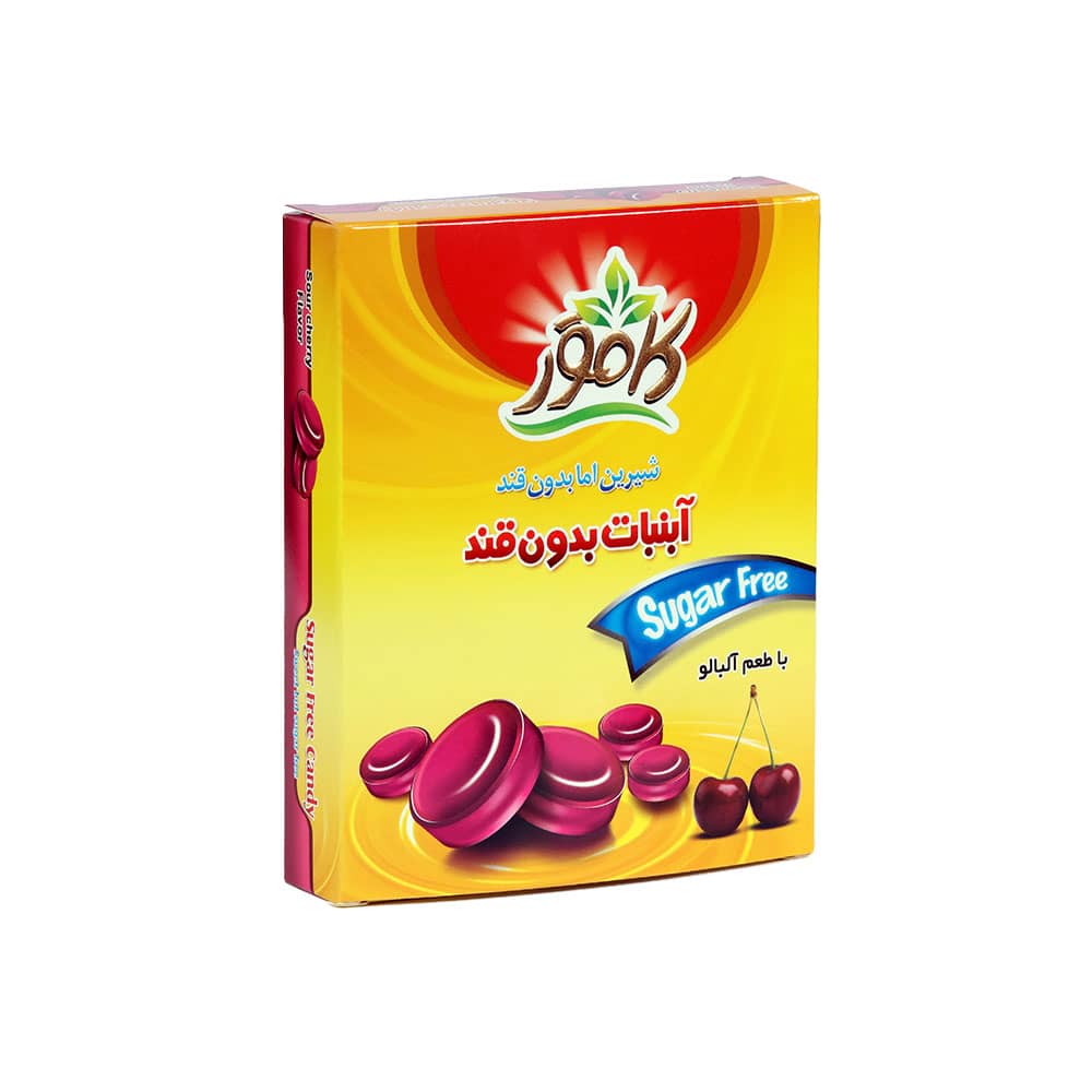 Kamvar Sugar-Free & Diet Peach Hard Candy - 130g