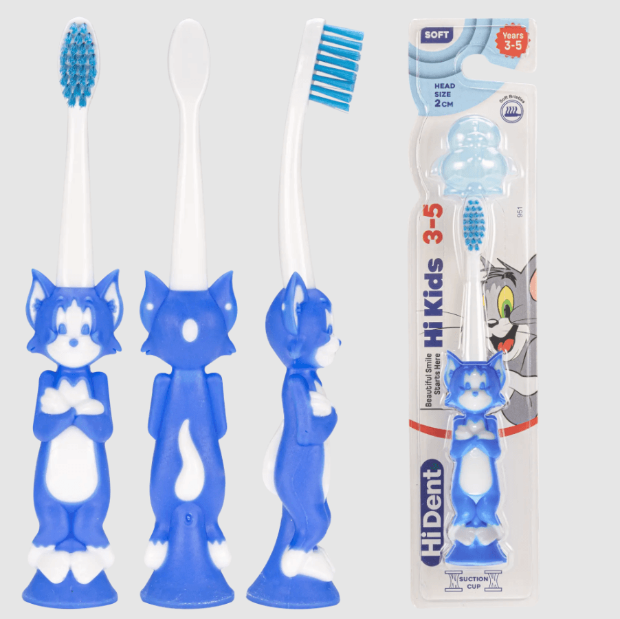 HiDent Tom soft toothbrush with cap