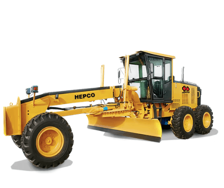 HEPCO Heavy-Duty Motor Grader - Road Construction & Earthmoving Application