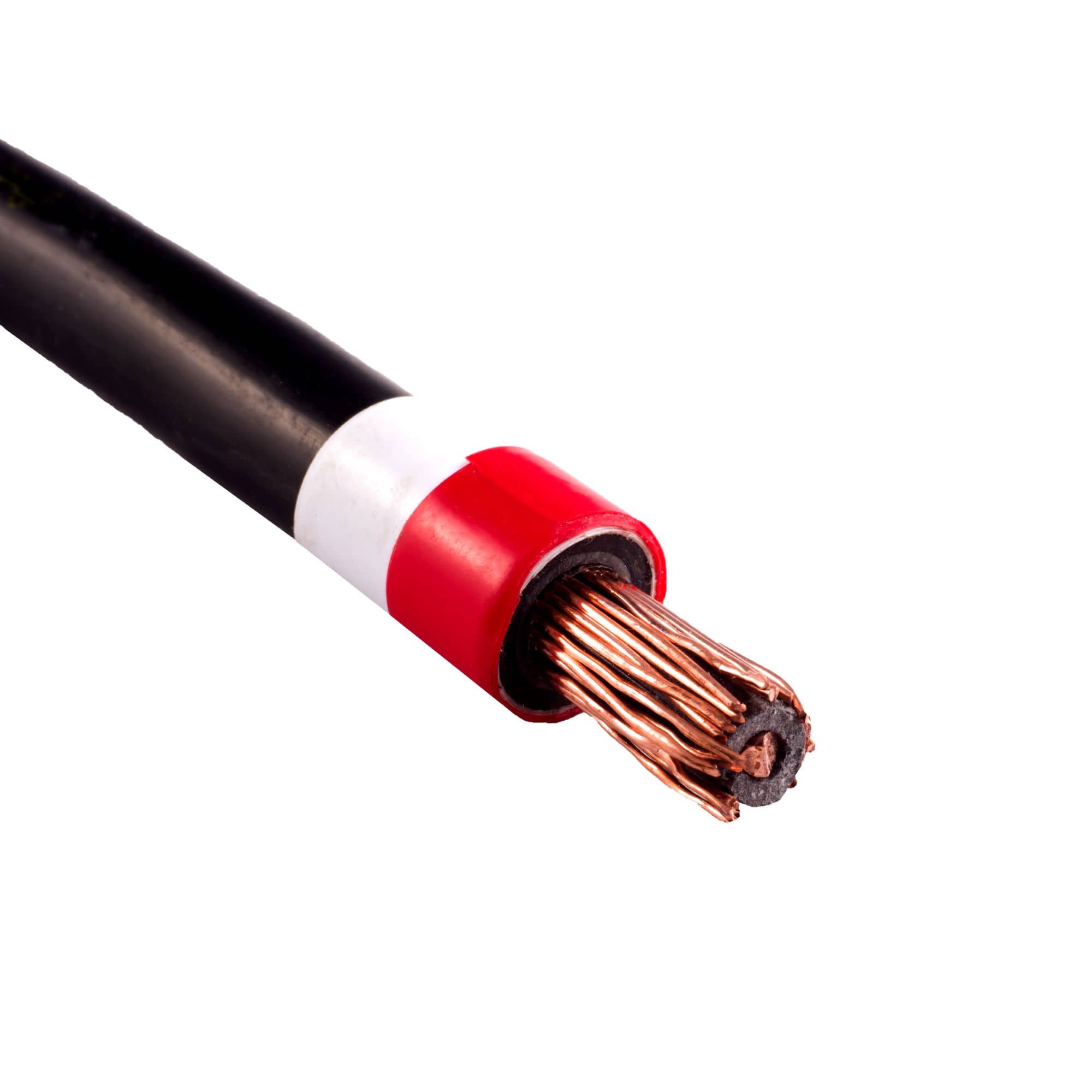 Concentric cables with a cross-section of 1x10+10
