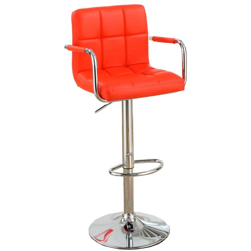 Open Jack Chair Model 508 - Silver Metal Base, Hydraulic Height Adjustment & 360 Swivel