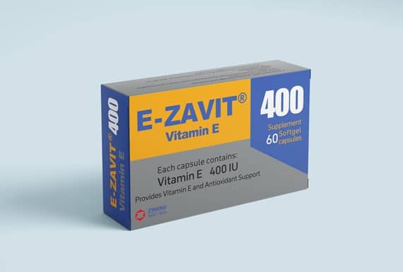 E-Zavit 400 (Vitamin E 400 IU Softgel Capsules)
