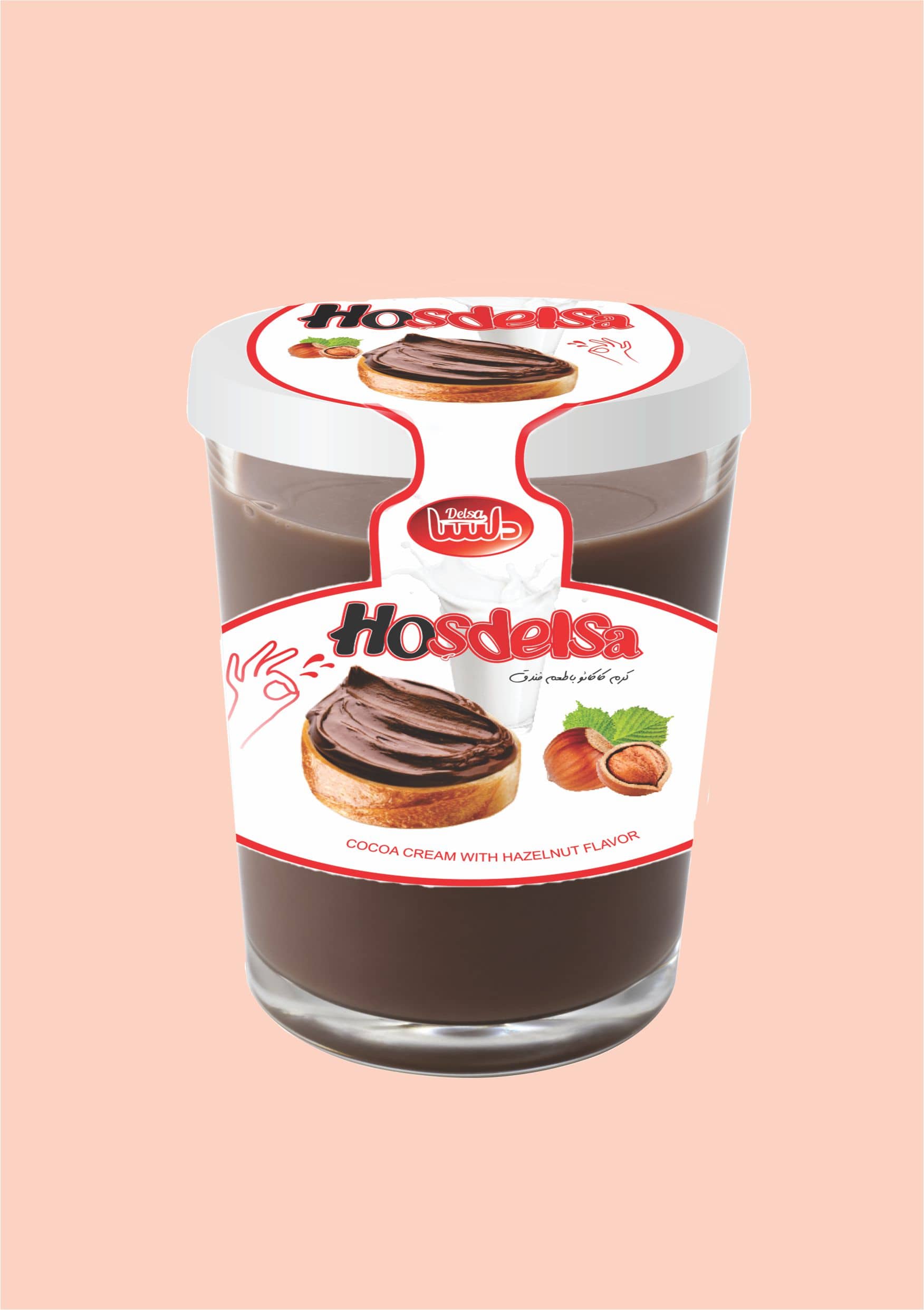 Delsa Hazelnut Cocoa Breakfast Cream Cup Pack