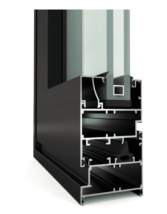 AH60 is non-thermal break window and door System