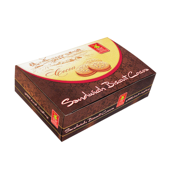High Taste Cocoa Cream Biscuits Box
