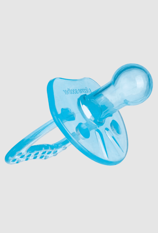 Aillin all-silicone round chained pacifier