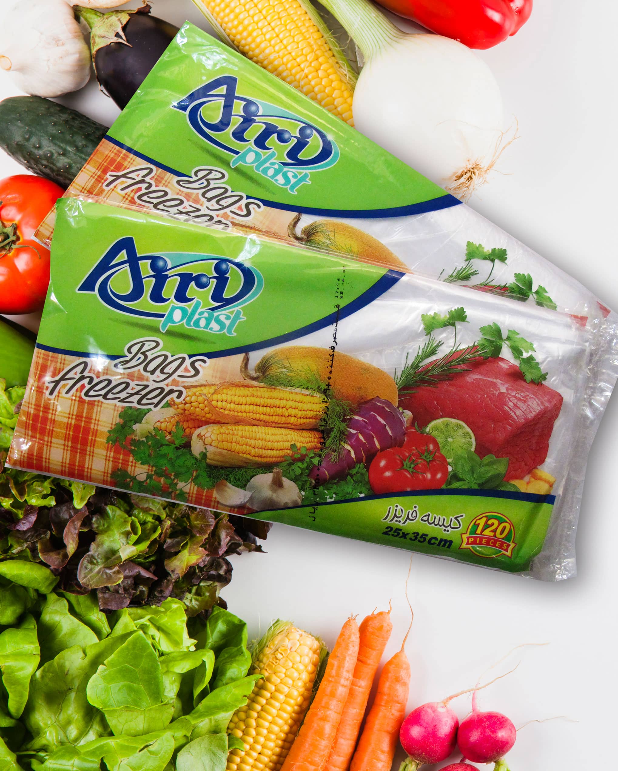 AiriPlast Food storage (Freezer) Bag 25 x 35 cm (120 pcs)
