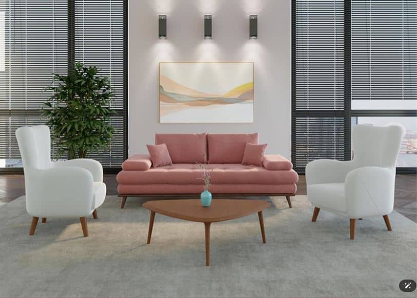 MASINA Adjustable Sectional Sofa ,Plywood Frame & High-Resilience Polyurethane Foam